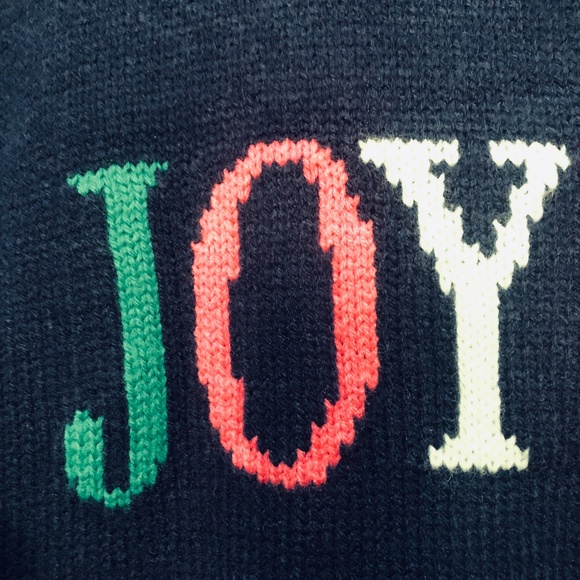 ST. JOHN'S BAY Sweater Size XL Joyful Crewneck Knit Festive - Picture 5 of 7